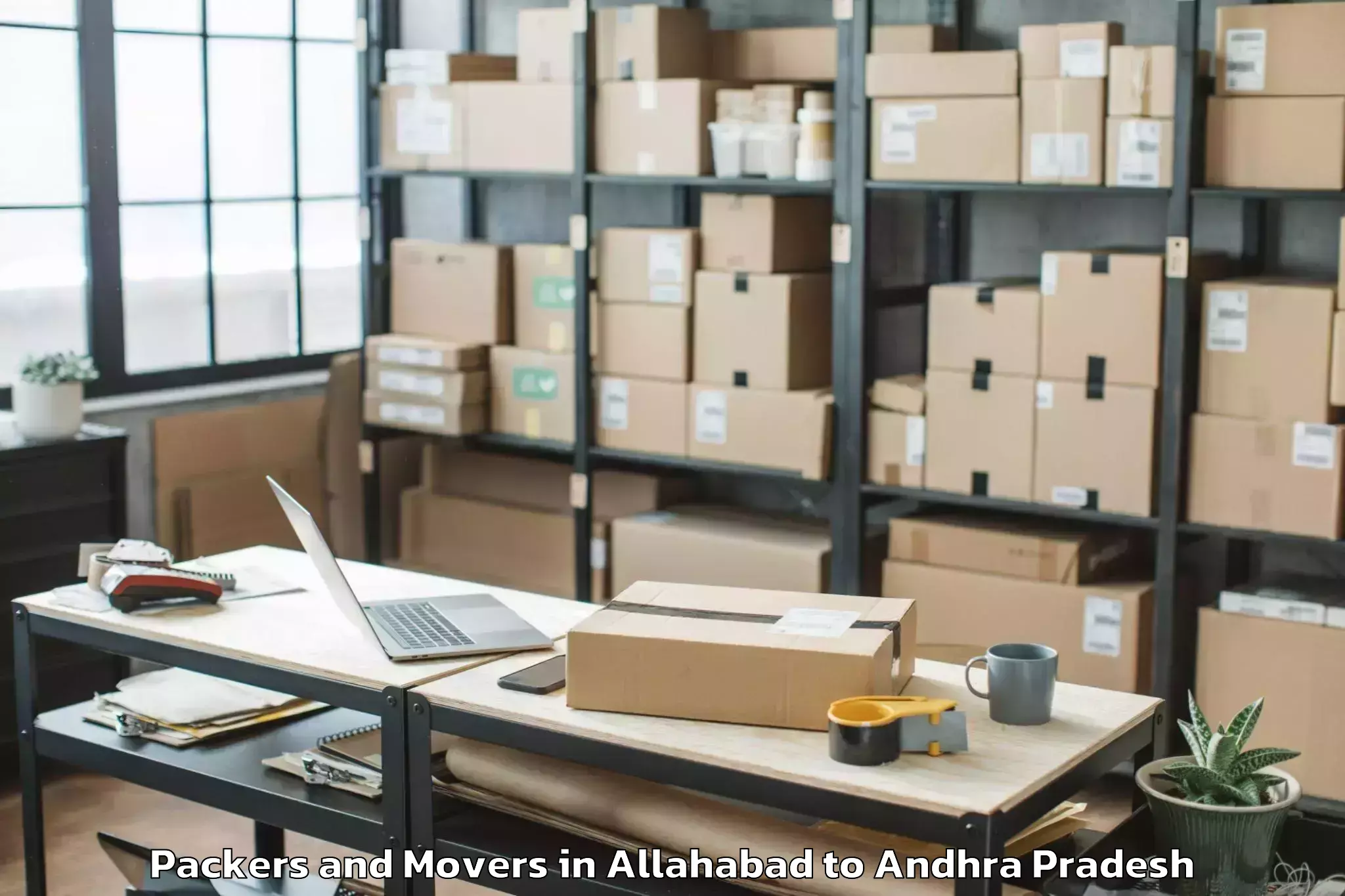 Professional Allahabad to Vemula Packers And Movers